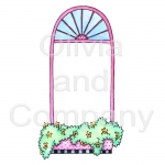 Pink Window Frame